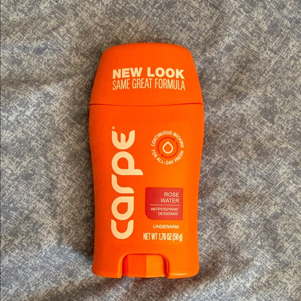 Carpe Rose Water Antiperspirant Deodorant - Orange